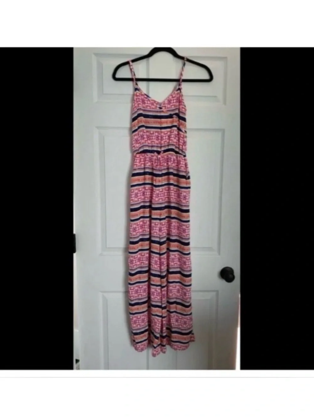 ABERCROMBIE KIDS PINK TRIBAL JUMPSUIT
